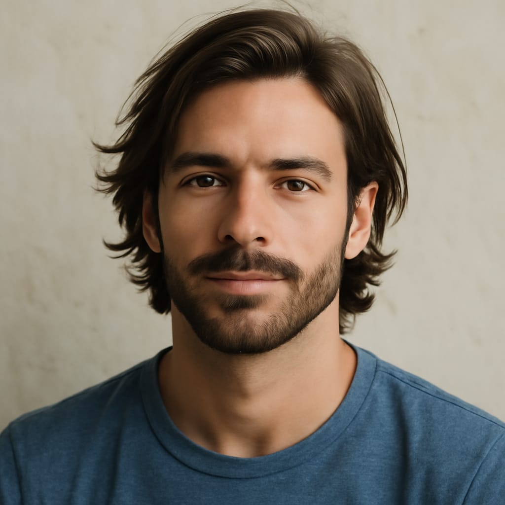 best beard shape for long hair