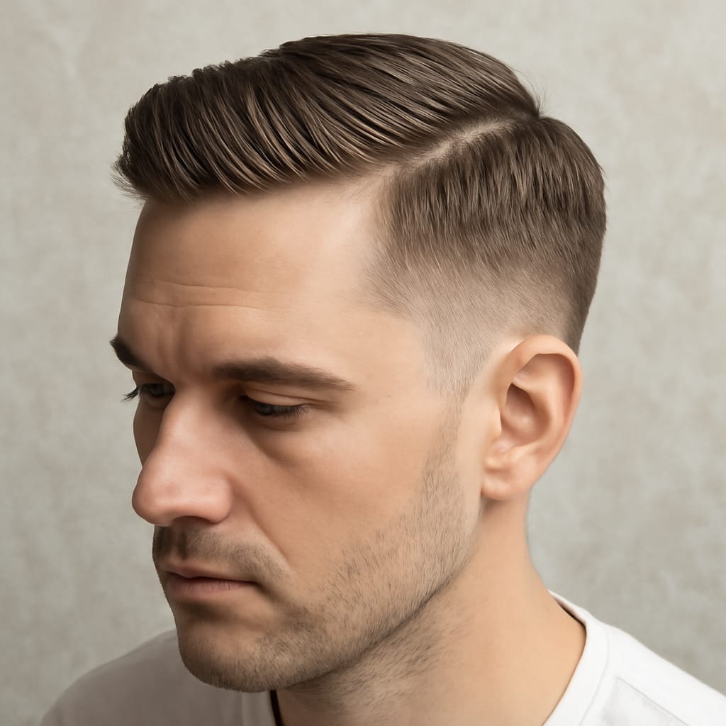 hair styles for receding hairline male
