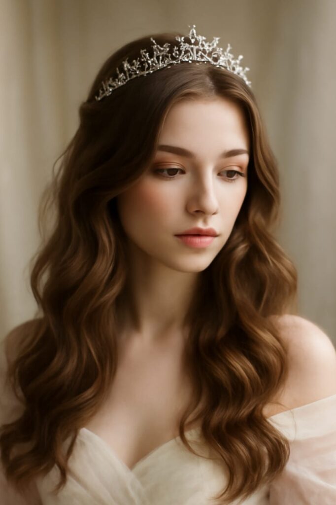 reception hairstyle for girls
