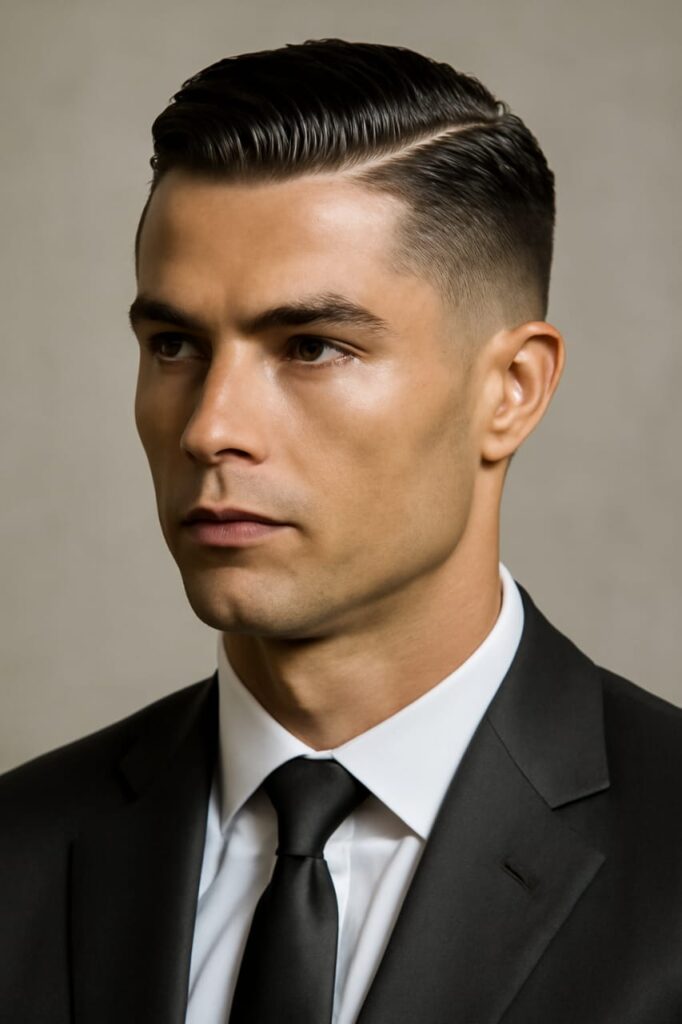 Ronaldo fade hairstyle