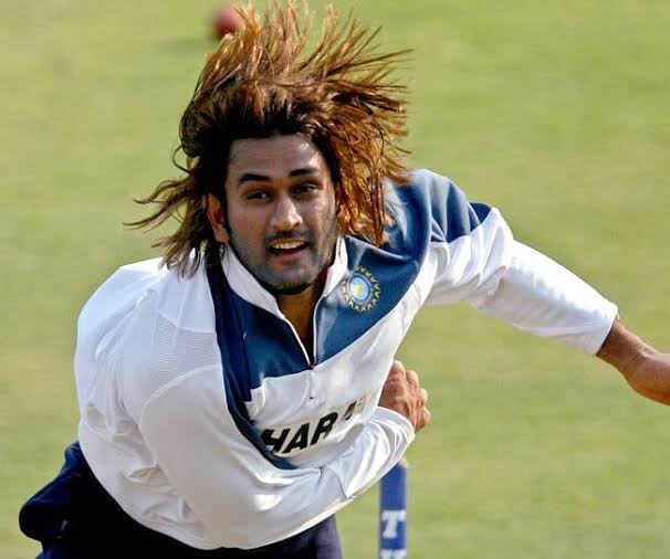 dhoni hair style